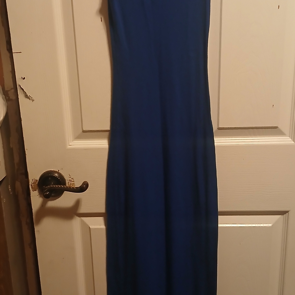 Heart & Hips Sapphire Blue Maxi Dress